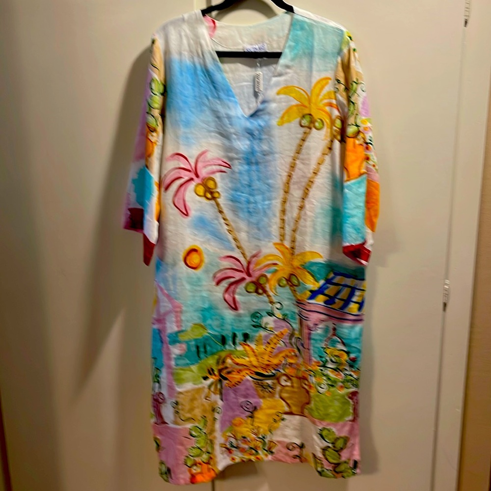 NWT Linen dress size L
